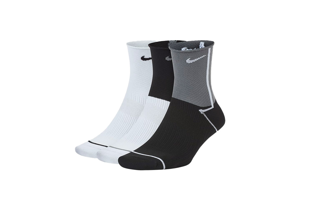 Nike Everyday Plus Lightweight Ankle Κάλτσες Μεσαίου Μήκους (CK6021 904) Μαύρο
